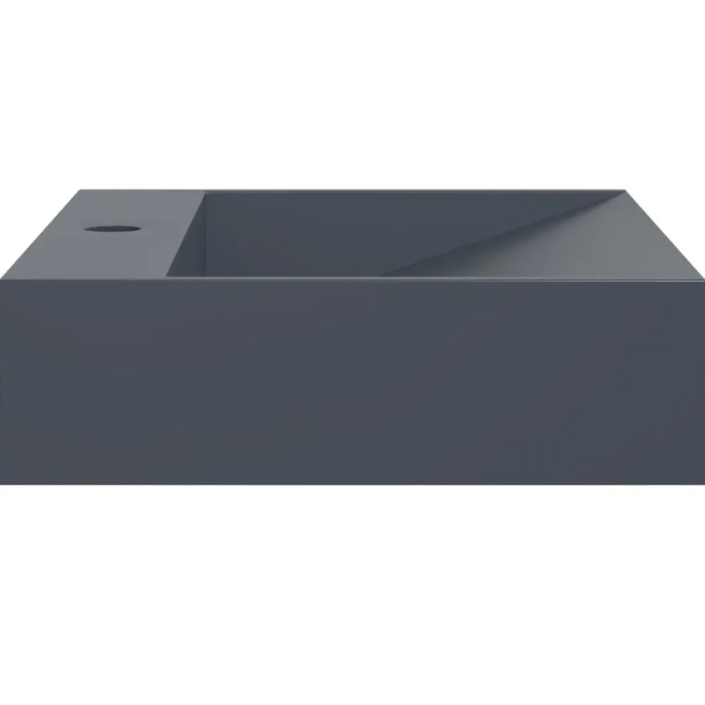 vidaXL Fontanería-Lavabo de fundición de mineral/mármol 50x38x13 cm