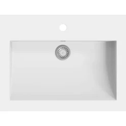 vidaXL Fontanería-Lavabo de granito 600x450x120 mm