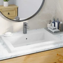 vidaXL Fontanería-Lavabo de granito 600x450x120 mm