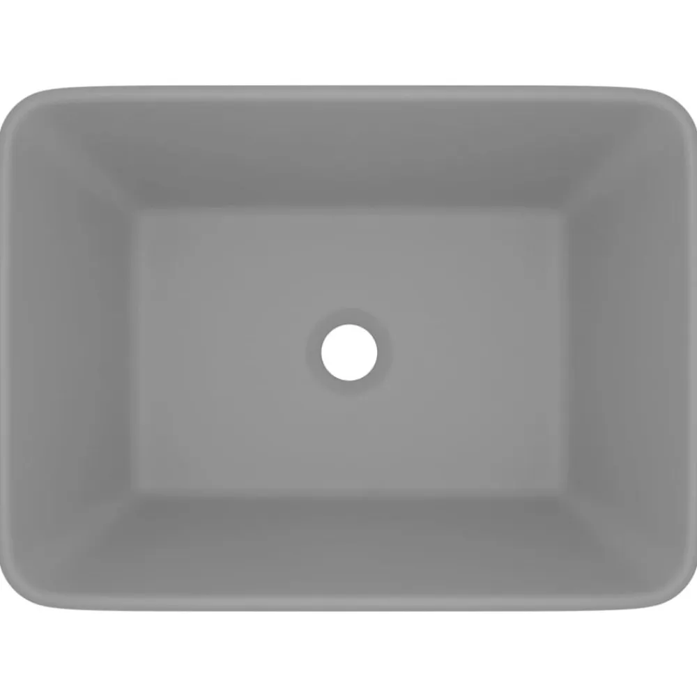 vidaXL Fontanería-Lavabo de lujo cerámica 41x30x12 cm
