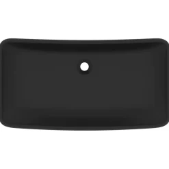 vidaXL Fontanería-Lavabo de lujo de cerámica rectangular 71x38 cm