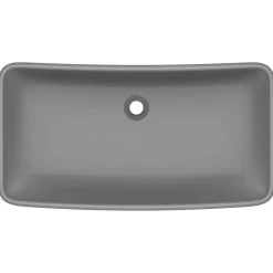 vidaXL Fontanería-Lavabo de lujo de cerámica rectangular 71x38cm