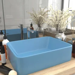 vidaXL Fontanería-Lavabo de lujo de cerámica 41x30x12 cm
