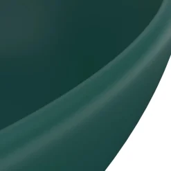 vidaXL Fontanería-Lavabo de lujo ovalado cerámica 40x33 cm