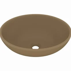 vidaXL Fontanería-Lavabo de lujo ovalado cerámica 40x33 cm