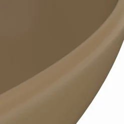 vidaXL Fontanería-Lavabo de lujo ovalado cerámica 40x33 cm