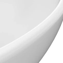 vidaXL Fontanería-Lavabo de lujo ovalado cerámica 40x33 cm