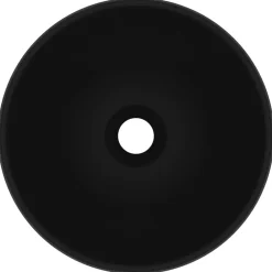 vidaXL Fontanería-Lavabo de lujo redondo cerámica 32,5x14 cm