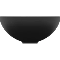 vidaXL Fontanería-Lavabo de lujo redondo cerámica 32,5x14 cm
