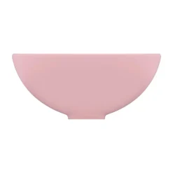 vidaXL Fontanería-Lavabo de lujo redondo cerámica 32,5x14 cm