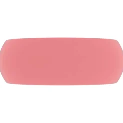 vidaXL Lavabo de lujo redondo cerámica 40x15 cm rosa mate Sale