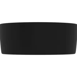 vidaXL Fontanería-Lavabo de lujo redondo cerámica 40x15 cm