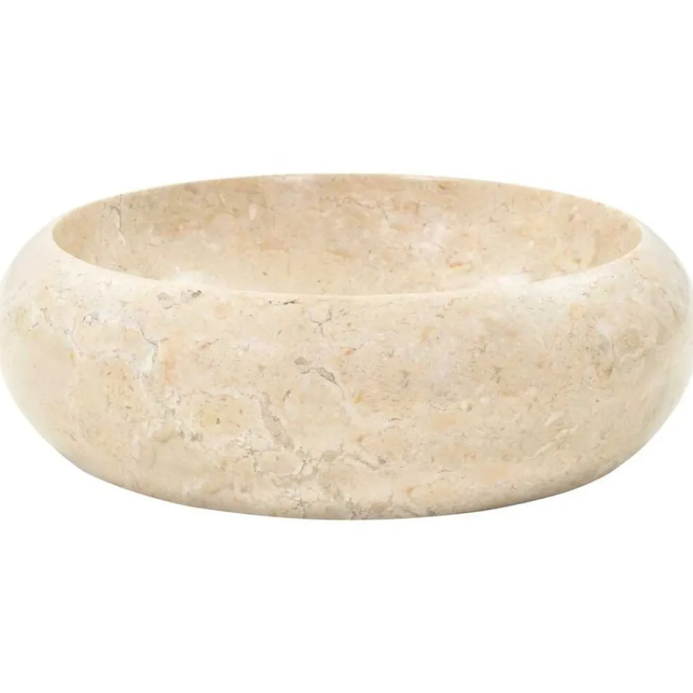 vidaXL Fontanería-Lavabo de mármol 40x12 cm