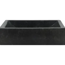 vidaXL Fontanería-Lavabo de mármol con brillo 45x30x12 cm