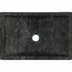 vidaXL Fontanería-Lavabo de mármol con brillo 45x30x12 cm