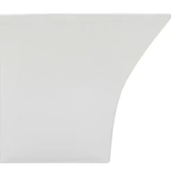 vidaXL Lavabo de pared de cerámica blanco 500x450x410 mm