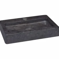 vidaXL Fontanería-Lavabo de pared mármol crema 38x24x6,5 cm