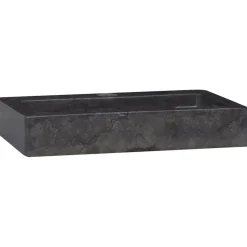 vidaXL Fontanería-Lavabo de pared mármol crema 38x24x6,5 cm