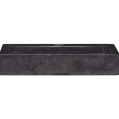 vidaXL Fontanería-Lavabo de pared mármol crema 38x24x6,5 cm