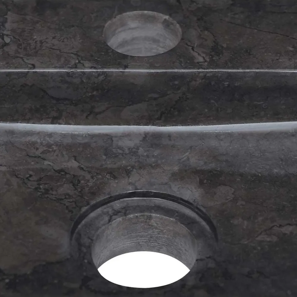 vidaXL Fontanería-Lavabo de pared mármol crema 38x24x6,5 cm