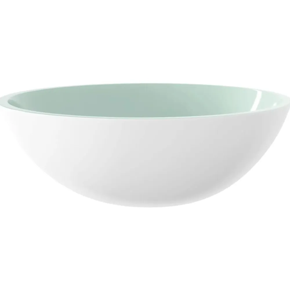 vidaXL Fontanería-Lavabo de vidrio 50x37x14 cm