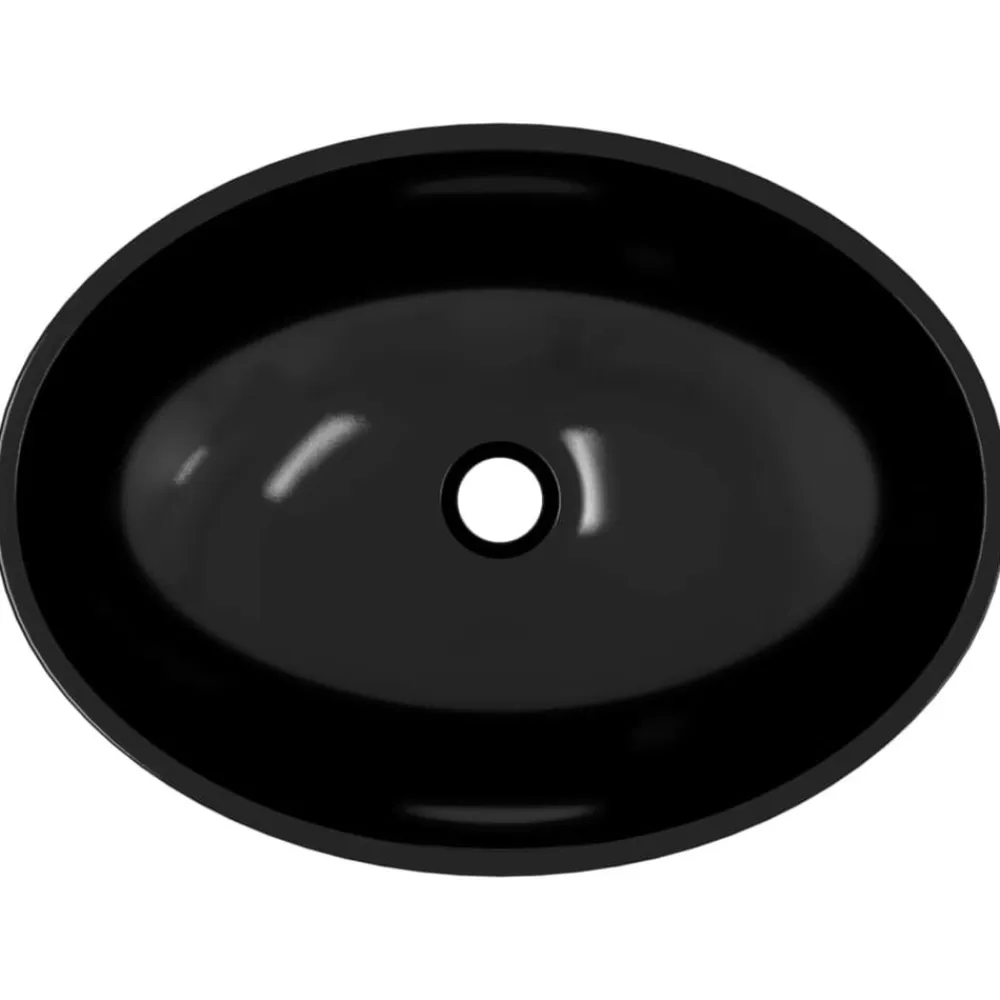 vidaXL Fontanería-Lavabo de vidrio 50x37x14 cm