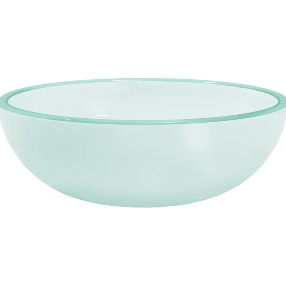 vidaXL Fontanería-Lavabo de vidrio templado 35x12 cm