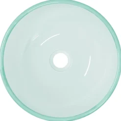 vidaXL Fontanería-Lavabo de vidrio templado 35x12 cm