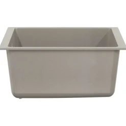 vidaXL Fontanería-Lavabo 370 x 460 mm 80% Cuarzo y 20% Resina
