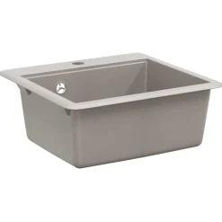 vidaXL Lavabo 470 x 440 mm granito Gris Sale