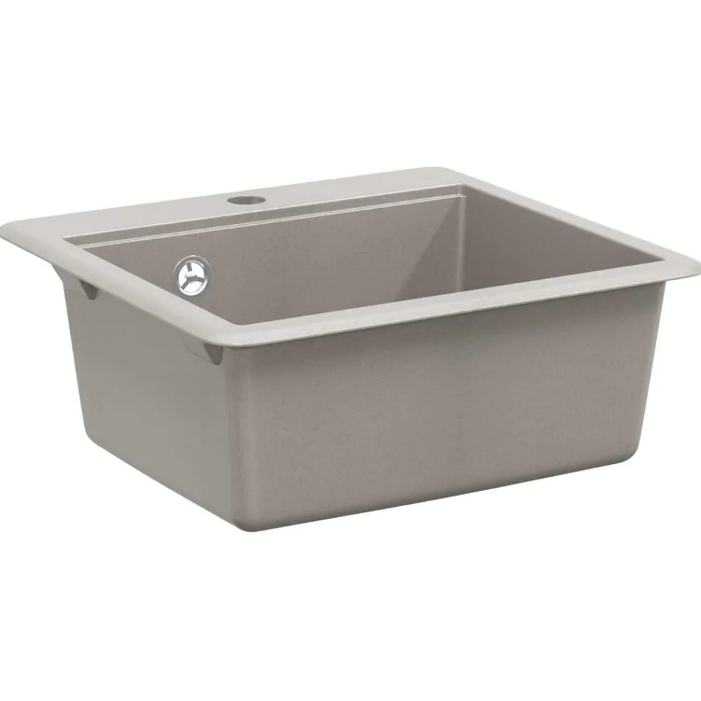 vidaXL Lavabo 470 x 440 mm granito Gris Sale