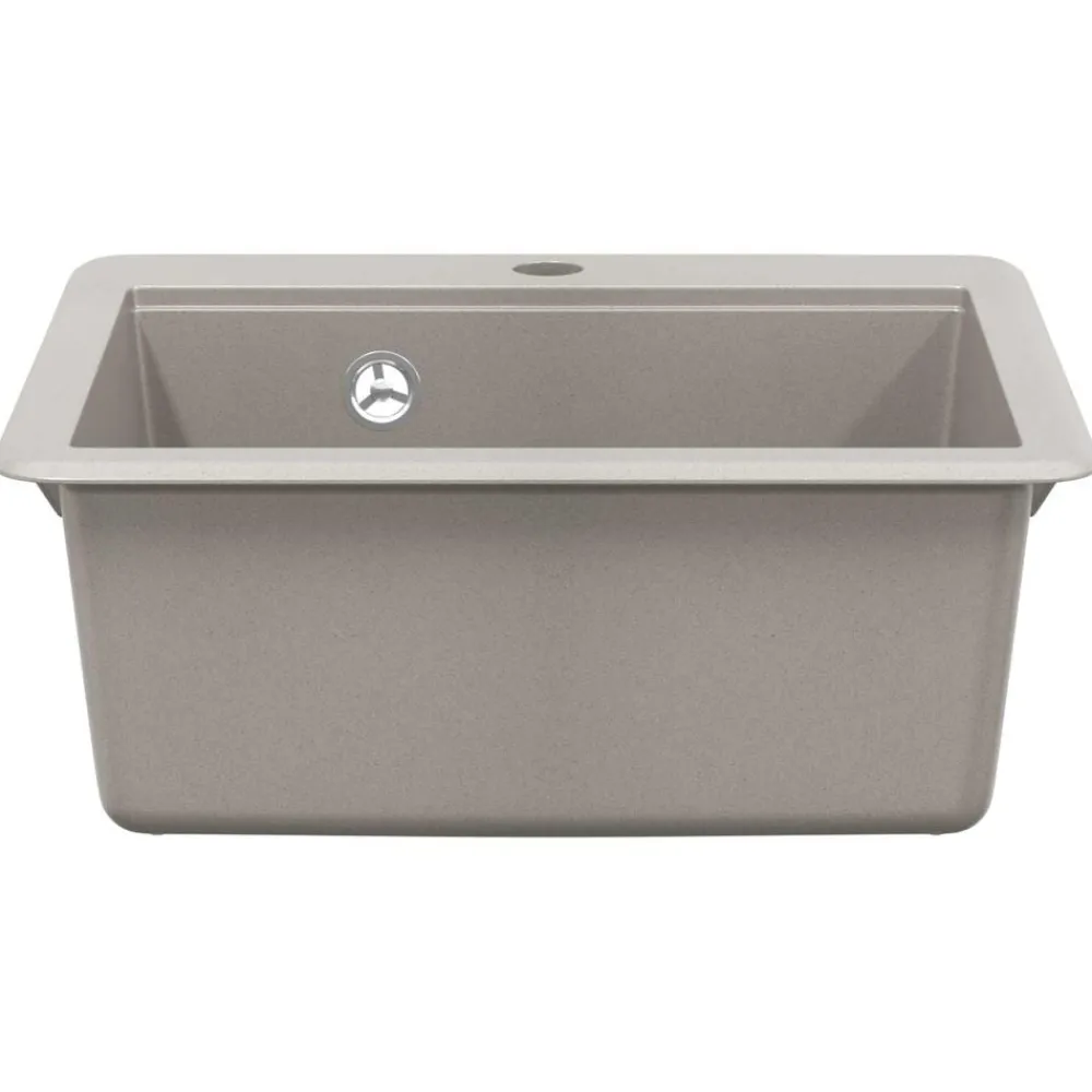 vidaXL Lavabo 470 x 440 mm granito Gris Sale