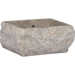vidaXL Fontanería-Lavabo mármol 30x30x13 cm