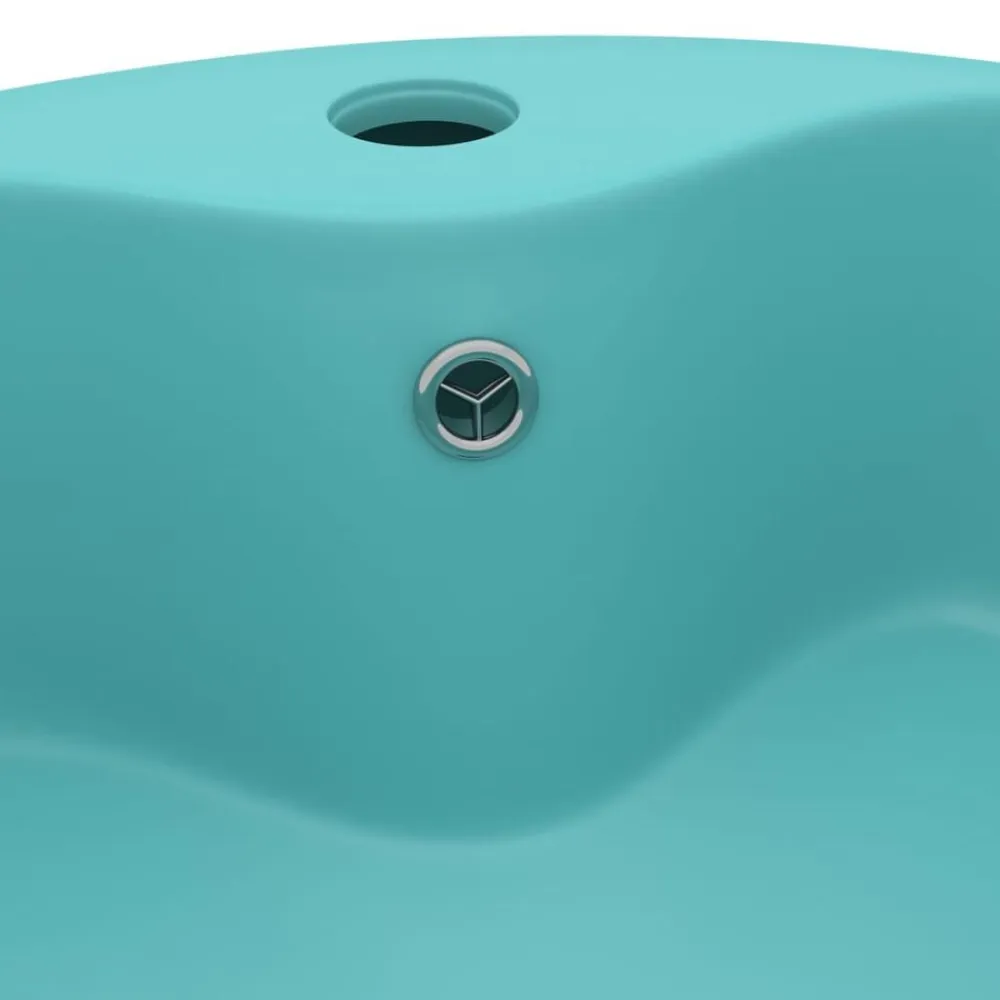 vidaXL Fontanería-Lavabo lujo con rebosadero cerámica 36x13 cm