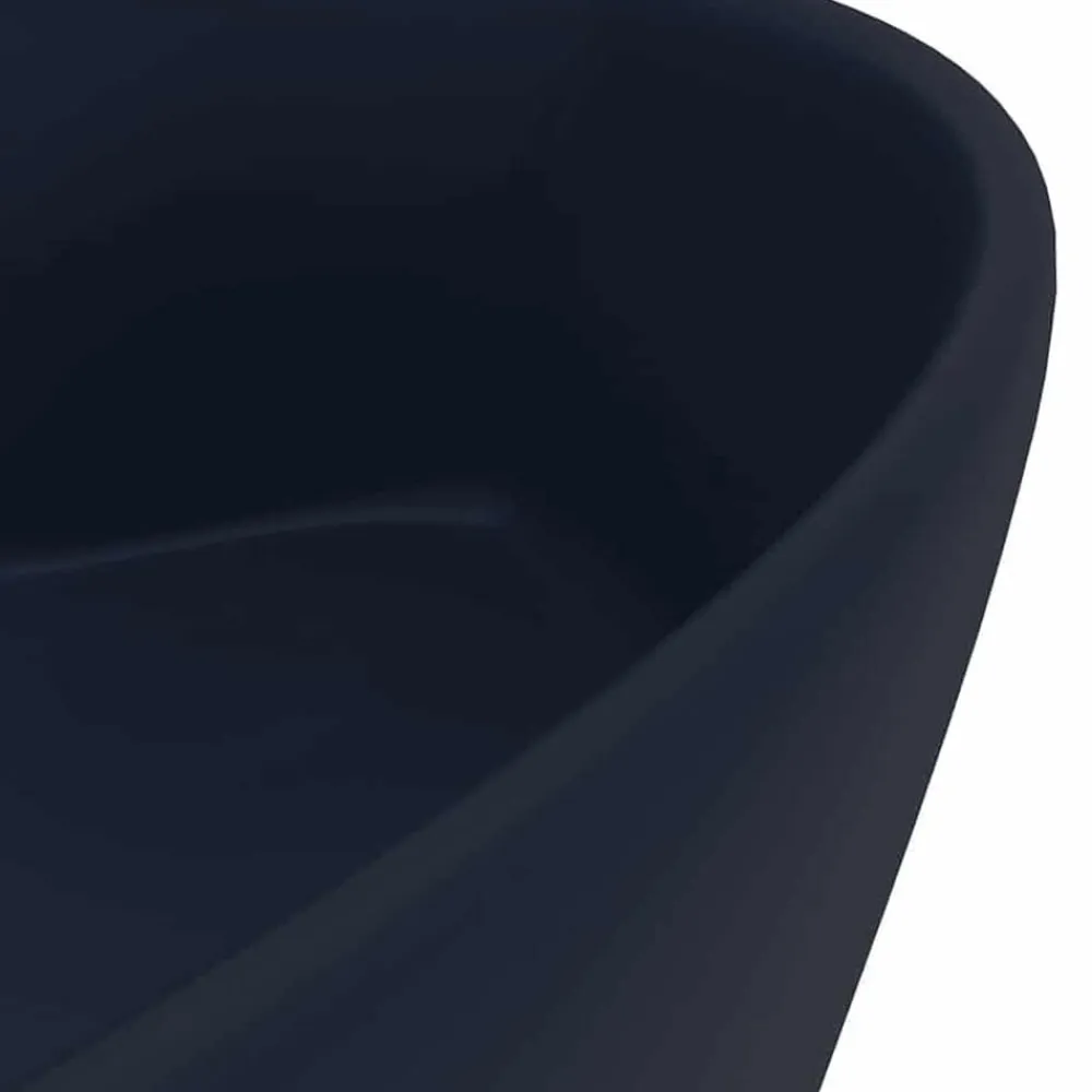 vidaXL Fontanería-Lavabo lujo con rebosadero cerámica 36x13 cm