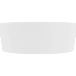 vidaXL Lavabo lujo con rebosadero cerámica 36x13 cm blanco mate Clearance