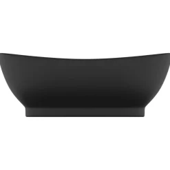 vidaXL Fontanería-Lavabo lujoso con rebosadero cerámica 58,5x39 cm
