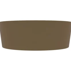 vidaXL Fontanería-Lavabo lujoso con rebosadero cerámica 36x13 cm