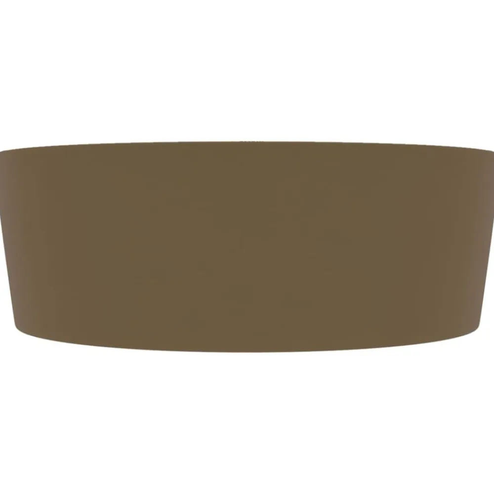 vidaXL Fontanería-Lavabo lujoso con rebosadero cerámica 36x13 cm