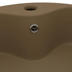 vidaXL Fontanería-Lavabo lujoso con rebosadero cerámica 36x13 cm