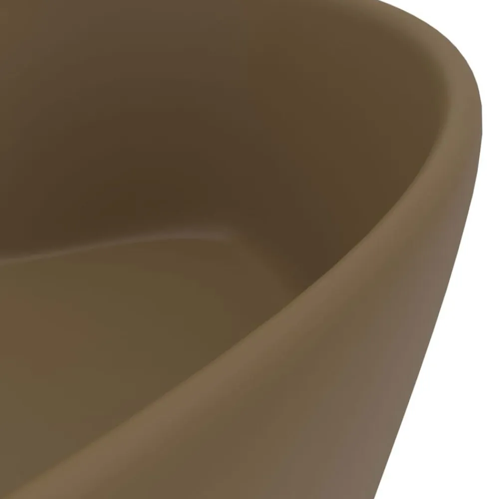 vidaXL Fontanería-Lavabo lujoso con rebosadero cerámica 36x13 cm