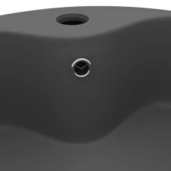 vidaXL Fontanería-Lavabo lujoso con rebosadero cerámica 36x13 cm