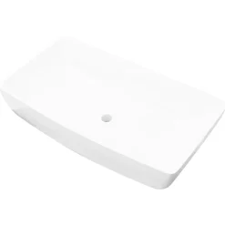 vidaXL Fontanería-Lavabo lujoso rectangular ceráminca 71x39 cm