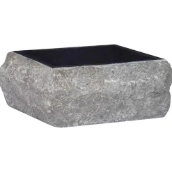 vidaXL Fontanería-Lavabo mármol 30x30x13 cm