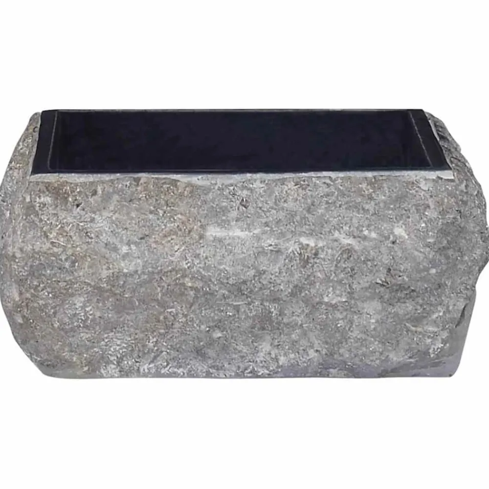 vidaXL Fontanería-Lavabo mármol 30x30x13 cm