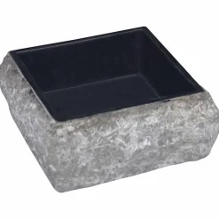 vidaXL Fontanería-Lavabo mármol 30x30x13 cm