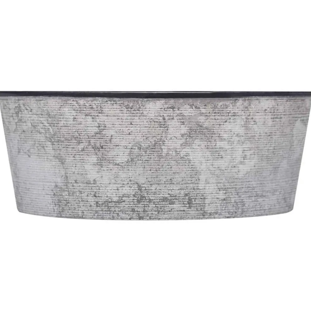 vidaXL Fontanería-Lavabo mármol Ø40x15 cm