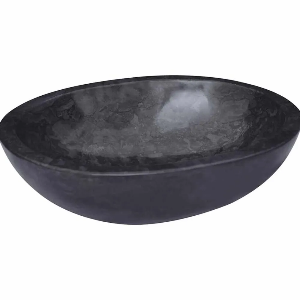 vidaXL Fontanería-Lavabo mármol 53x40x15 cm