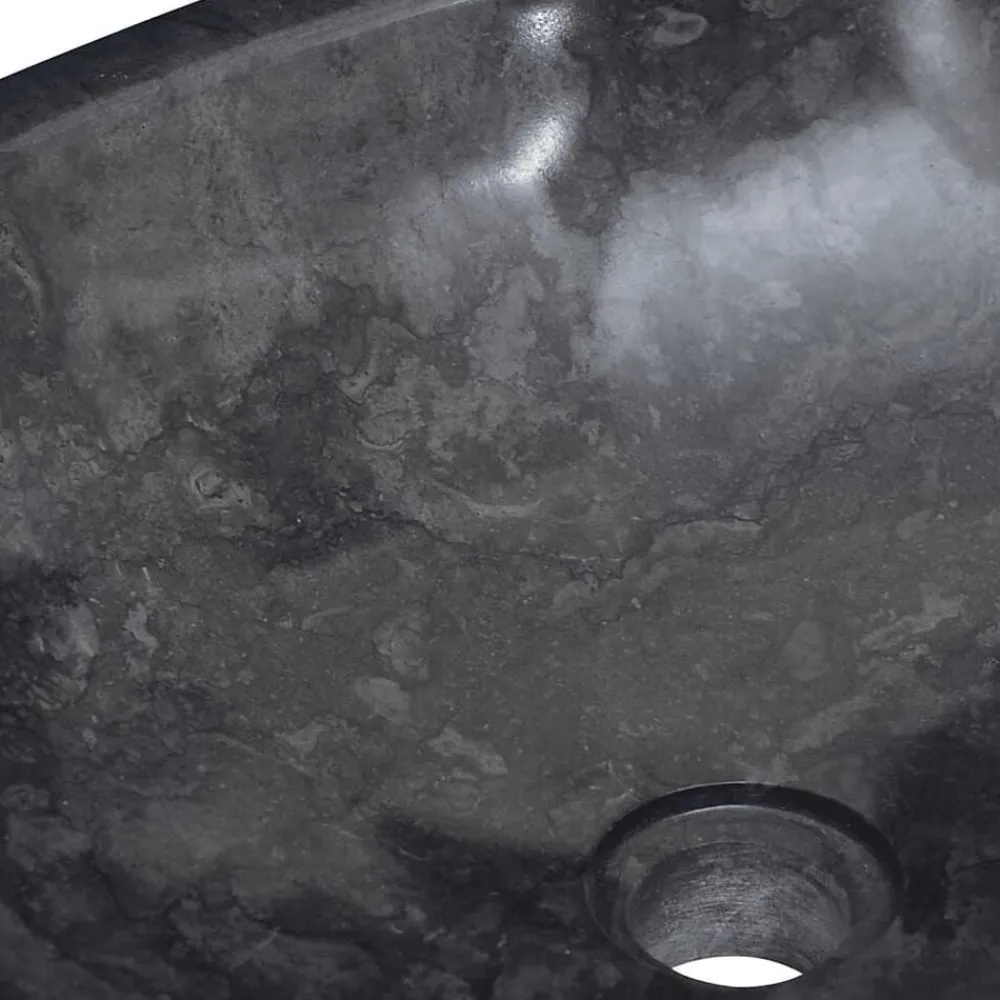 vidaXL Fontanería-Lavabo mármol 53x40x15 cm