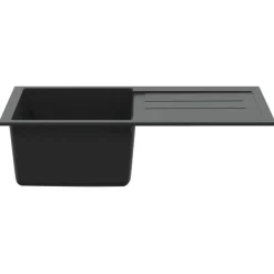 vidaXL Fontanería-Lavabo 780 x 500 mm 80% Cuarzo y 20% Resina